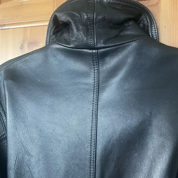 SALE📍📍📍Neto lambskin leather overcoat size small - Picture 7 of 7